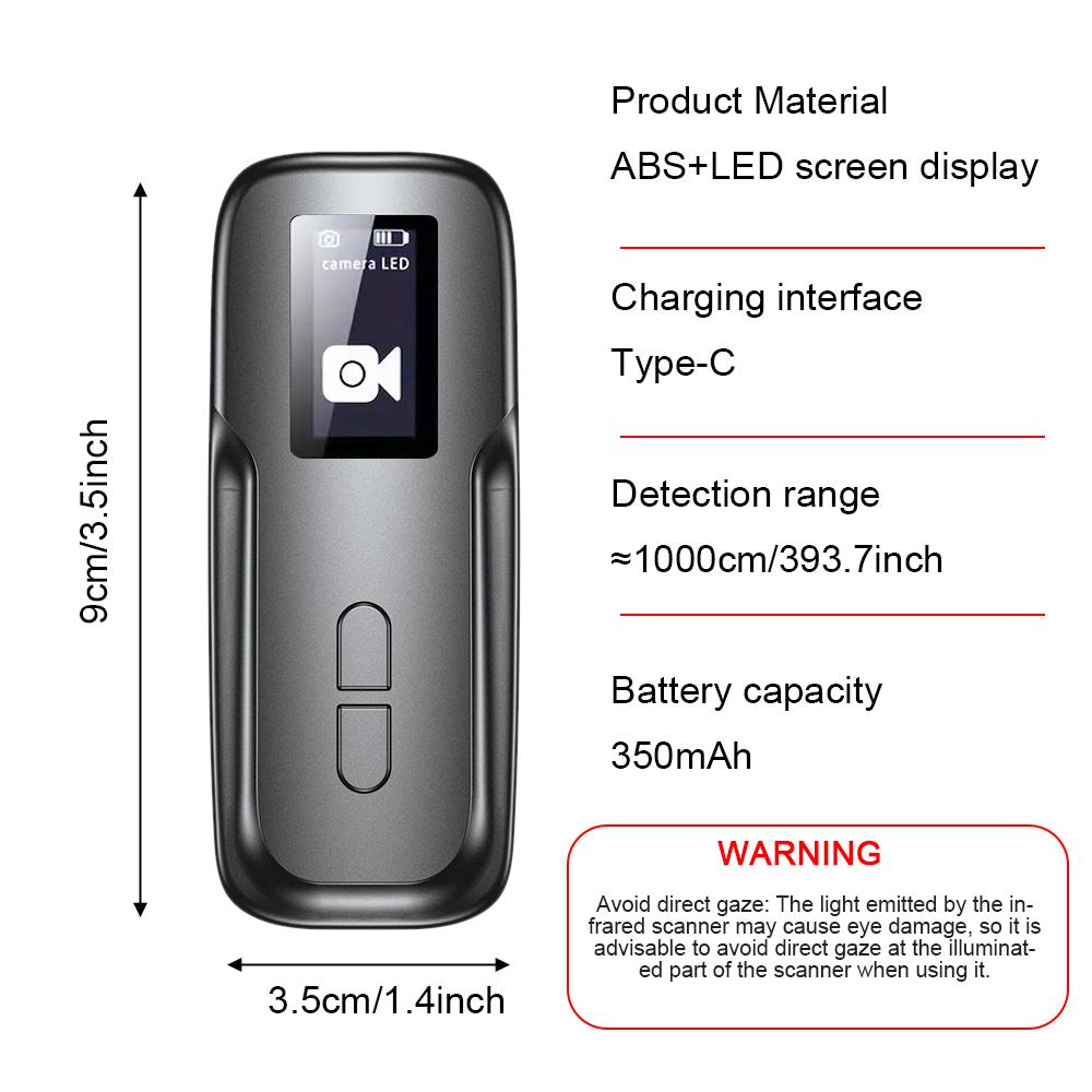 Multi Functional Hidden Camera Detector Anti Spy Candid Detector Camera Bug Wiretapping Finder GPS Signal RF Tracker Scanner