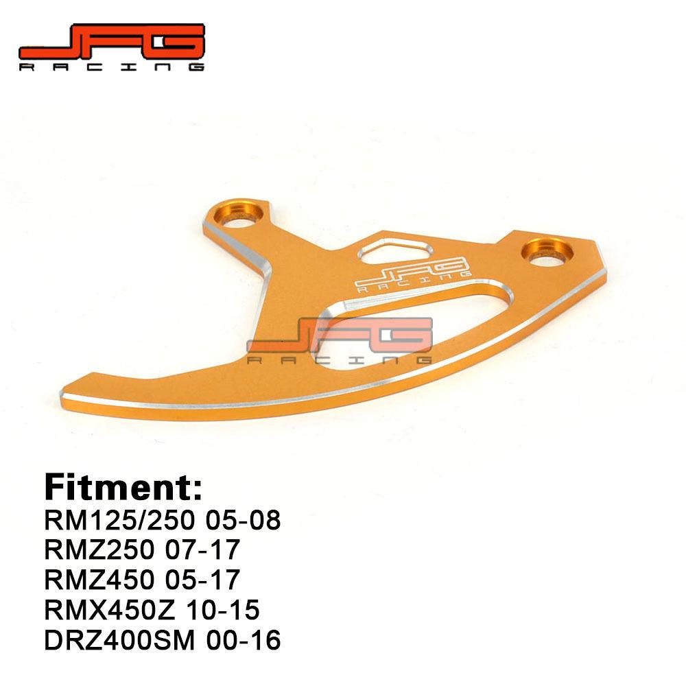 

RM125/250 DRZ400SM Off-Road Motorcycle CNC Aluminum Rear Disc Brake Protector Gold золотой