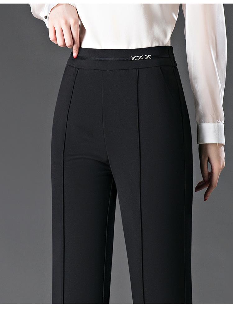 High Waist Slimming Bootcut Pants for Middle-Aged Women – 2025 Spring Collection