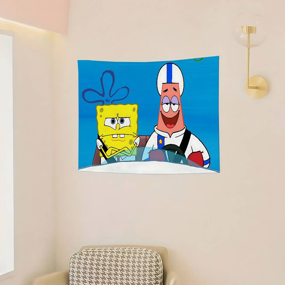 AnimeSSpongeabBobsCute Flags Room Decor Outdoor Decors Personalized Items Flags For Bedrooms Home Funny