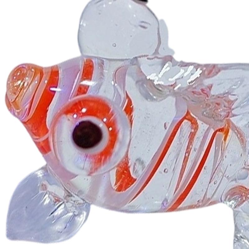 Handcrafted Glass Goldfishes Traditional Chinese Home Decoration Symbolizing Wealth And Prosperities For Elegant Space