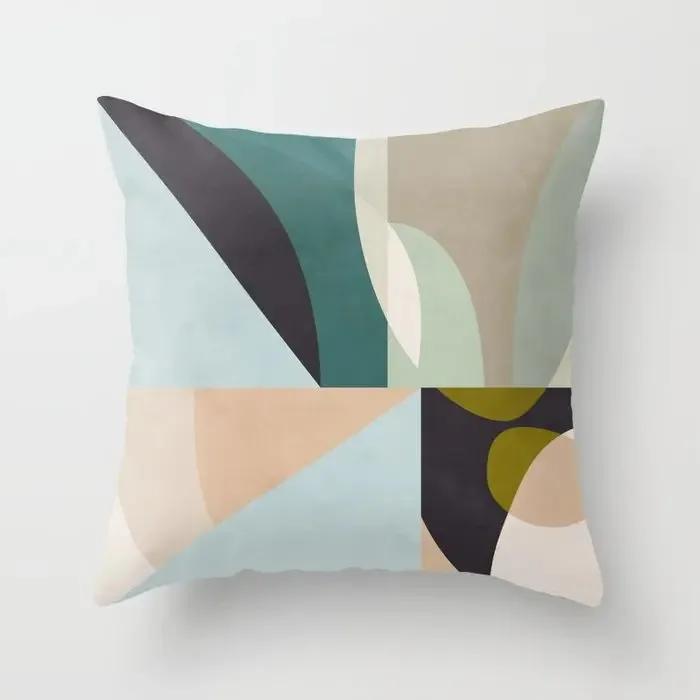 Office Sofa Car Cushion Cover Luxury Home Decoration Pillow Cover Simple Artistic Color Matching