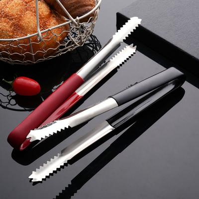 Stainless Steel Food Tongs for Buffet Kitchen Serving Tongs Ice Clip Towel Bread Clip Fruit Clip BBQ Meat Clip for Home Restaurant