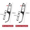 For BMW E90 3 Series 2005-2012 Carbon Fiber Interior Car Windows Switch Control Panel Trim Cover Decoration Sticker Auto Zubehör
