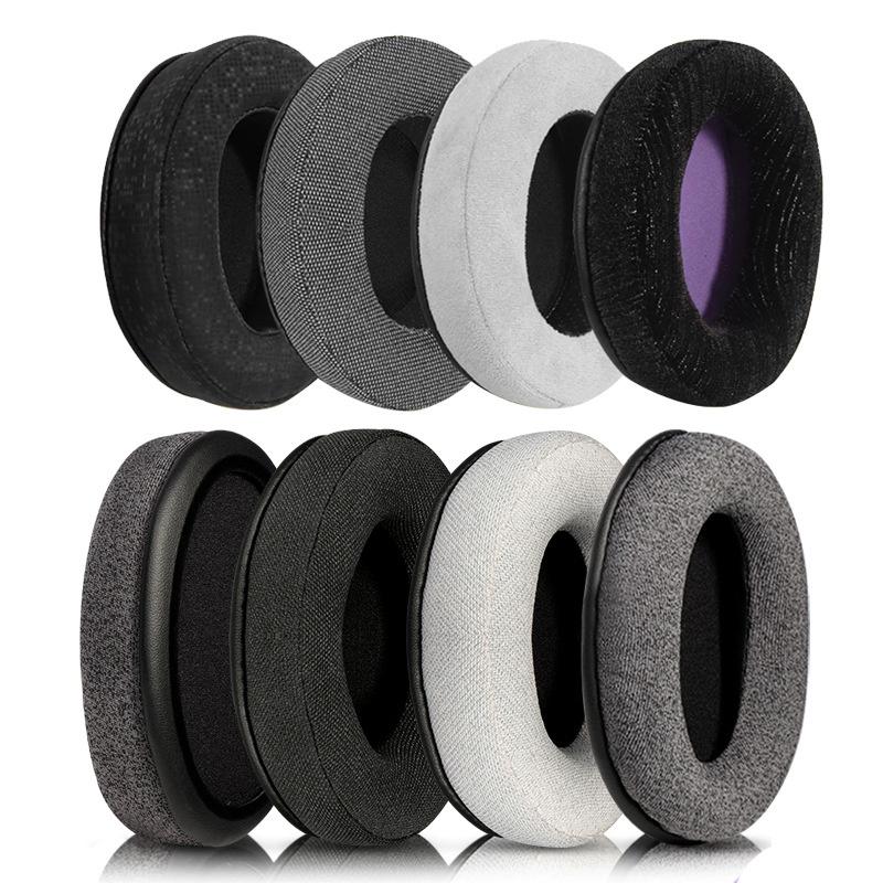 Ersatz-Hautfreundliche Stoffleder-Ohrpolster für Hyperx Alpha Cloud 1/2 Kopfhörer Kopfbügel Ohrpolster