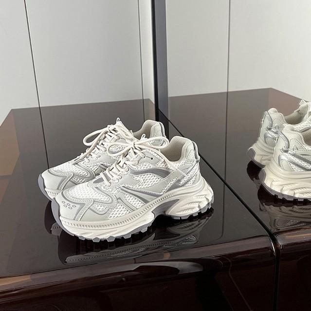 The Same Style In the Bajia~ 2025 New Autumn and Winter Heightening Thick-soled Delicate and Versatile Dad Shoes for Women's Autumn Sports and Leisure