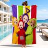 Tele-tubbies Celebration Beach Towel, Microfiber Beach Towel, Perfect For Pool, Beach, Travel, Home Decor Beach Party Fan Gifts