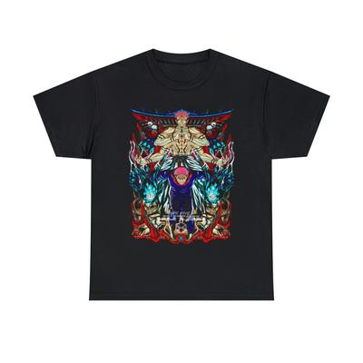 Malevolent Shrine Tshirt,anime Shirt Ryomen Sukuna X Yuji Itadori Essential