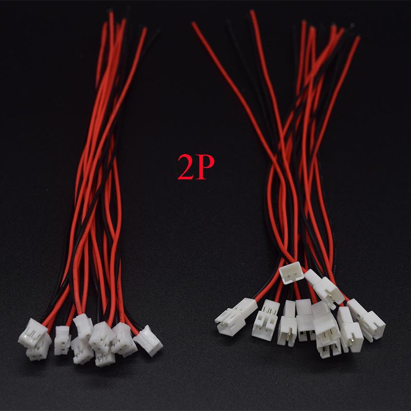 

5 пар Міні Мікро JST PH Штекер-гніздо роз єм з дротовими кабелями 2.0 2P 3P 4P 5P 6PIN 100мм 200мм 100mm Length