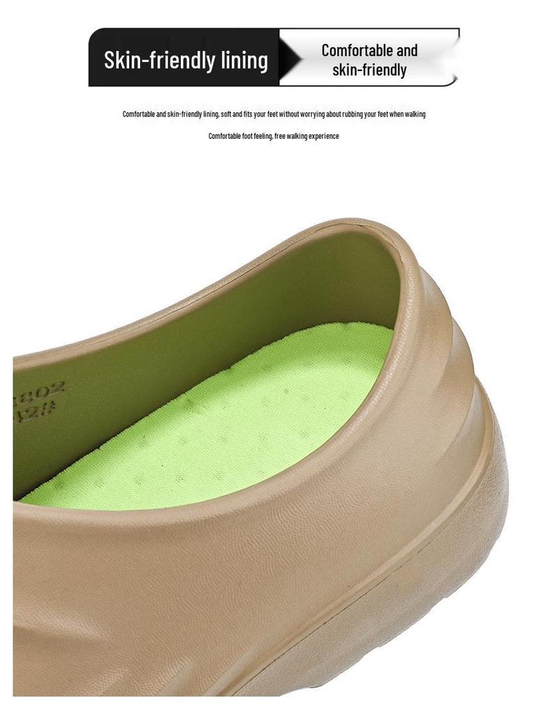 Waterproof Non-slip Chef Shoes - Lightweight, Thick Sole for Hotel & Restaurant Work.