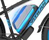 Elektrofahrrad für Erwachsene Vitilan H5 1000W x2 Motor LCD-Display 52V 25AH Shimano 7-Gang All-Terrain E-Bike Maximale Zuladung 150kg Blau