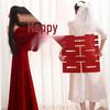 Gold Glitter Double Happiness Wedding Door and Window Decor Sticker