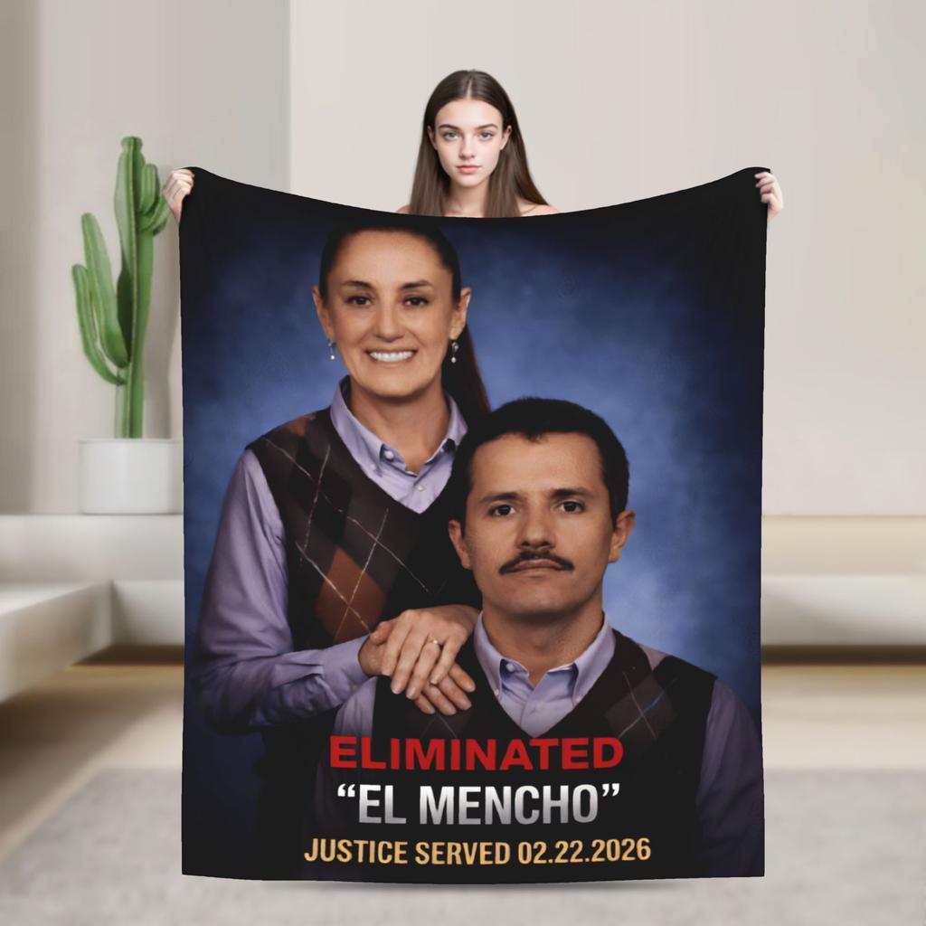 El Mencho Blankets Fleece Summer Air Conditioning Breathable Super Warm Throw Blanket for Bedding Travel Rug Piece