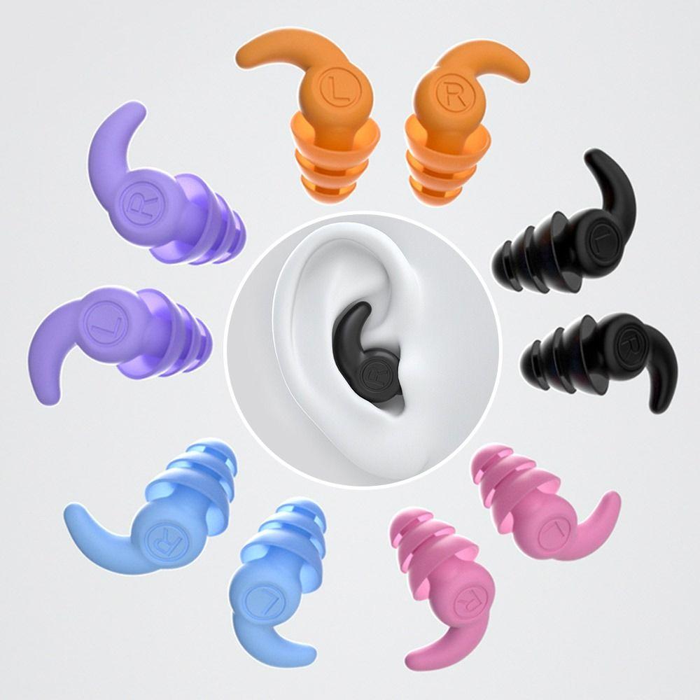Anti-noise Sleep Soundproof Earplugs Silicone Noise Canceling Ear Plugs New Silent Earplugs  Home