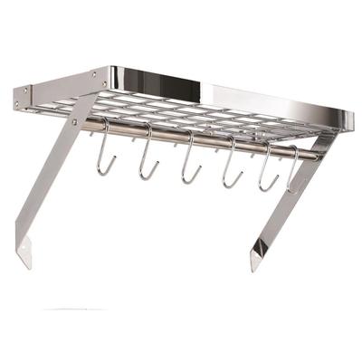 Hahn Rectangular Wall Rack (Chrome)