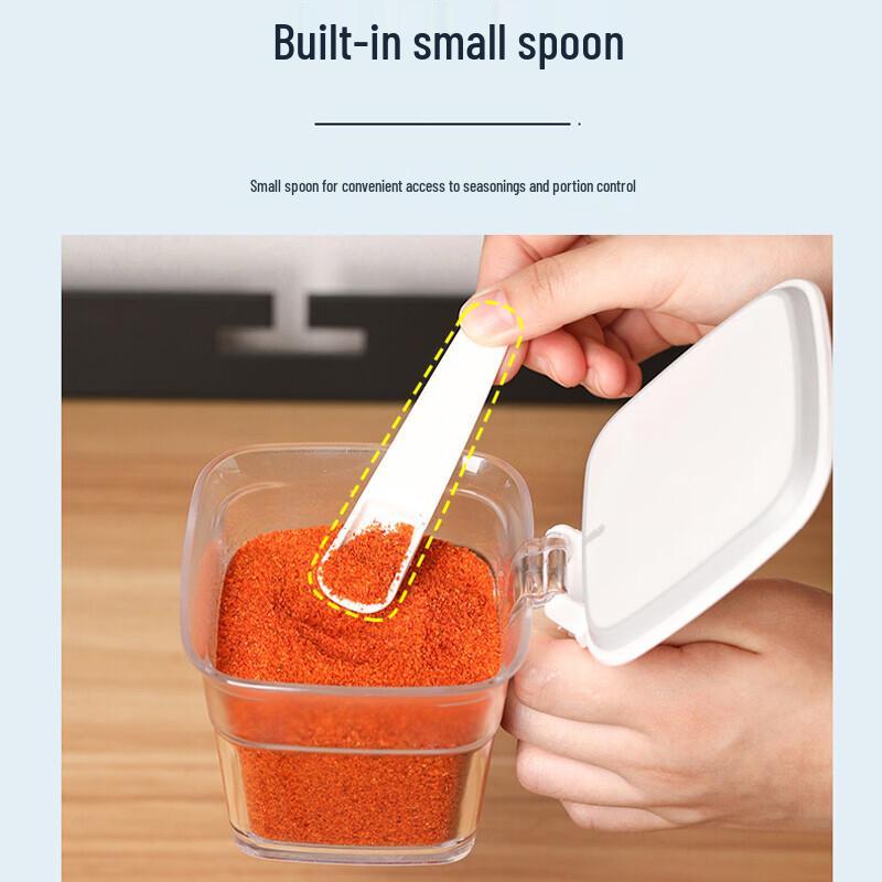 CHAHUA 3-Piece Seasoning Jar Set with Rack