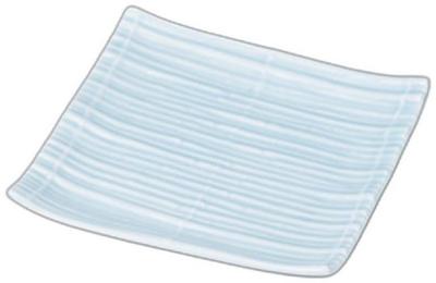 Celadon Bamboo Blind Individual Plate X X Small Square Plate by Setomonohonpo [11.6 11.6 2.5cm]