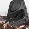 Applicable to iPhone17ProMax mobile phone case corrugated grating magnetic suction Apple 16Pro Ice Mist 15 protective case