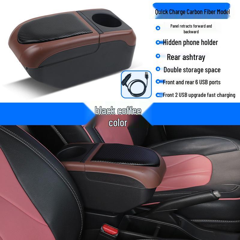 Mahindra E20 Plus Center Console Box Armrest Accessories