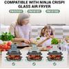 Air Fryer Trivet Silicone Compatible with Ninja Crispi, Reusable Heat Proof Mat Heat-Insulating Accessories for Kitchen Counter, Anti-Slip Hot Pad