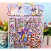 New Children's 3D Cartoon Stickers Rumi Mira Demon Hunter Creative DIY Double Layer Children's Decorative Toys