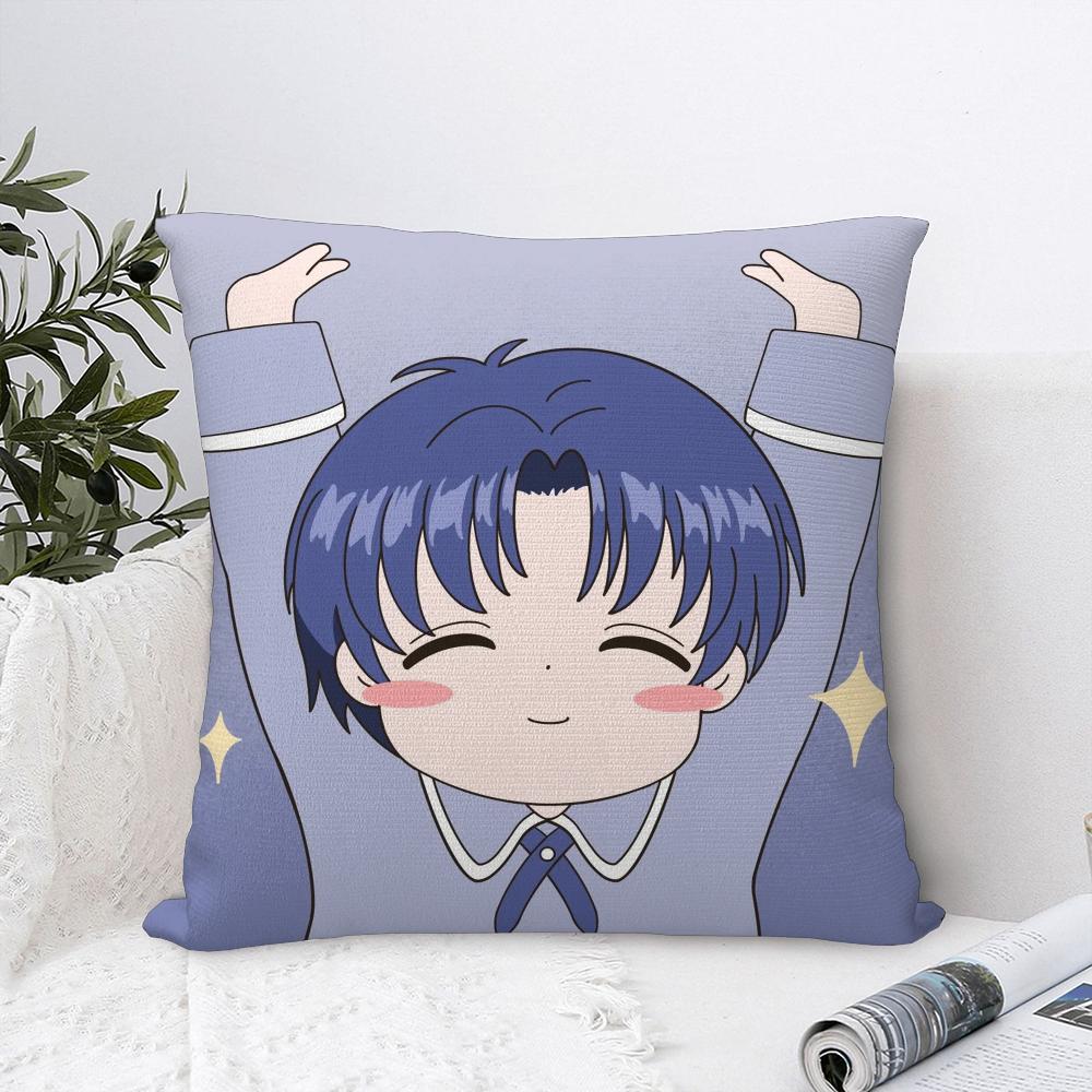Anime C-Cardcaptor S-Sakura Pillow Case Sofa Decorative Home Double-sided Printing Short Plush Cushion Cover Throw Pillow Cover
