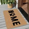 HOME black paw print Flannel-printed floor mats has a non-slip function is suitable for entrances bathroom welcome carpets