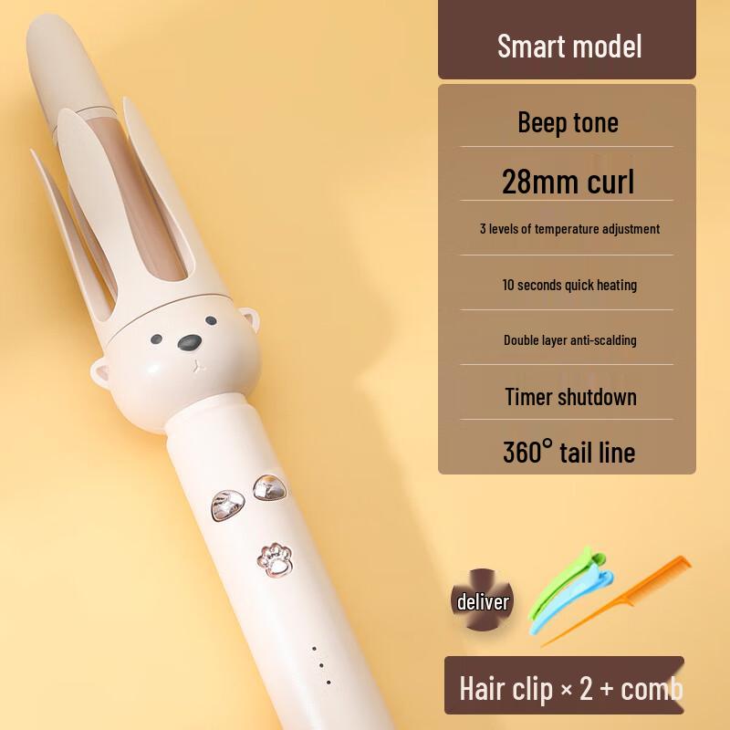 Carley 28mm Automatic Negative Ion Hair Curler CN plug (adapter included)