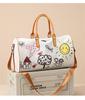 Trendy Graffiti Travel Bag: New Fashion Casual Luggage with Wet/Dry Separation for Women