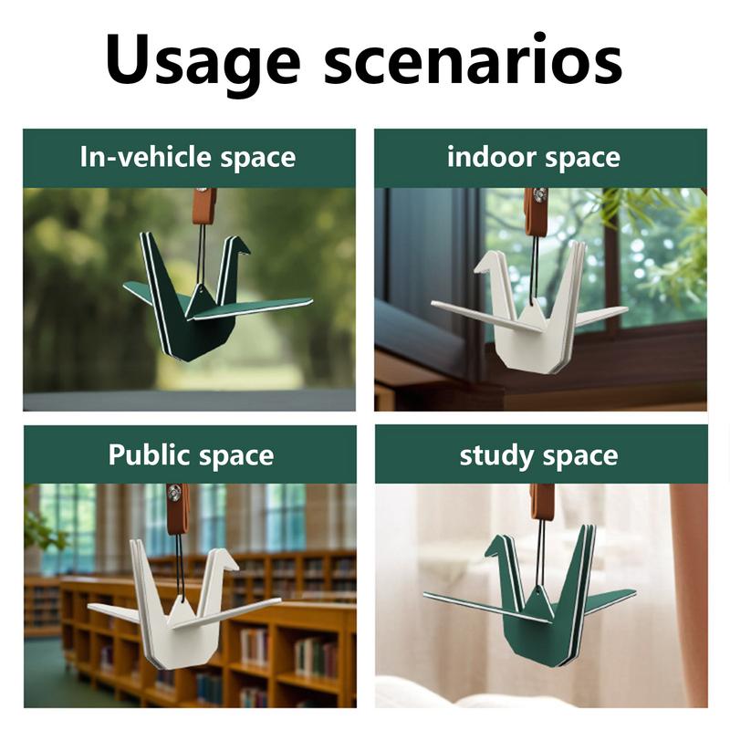 Car Pendant Paper Cranes Rearview Mirrors Pendant Perfume Ornament Car Interior Accessories Long-Lasting Hangings Car Fresheners