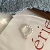 Pearl Heartshaped Trendy Ring For Women Fashionable Design For Wear Everyday