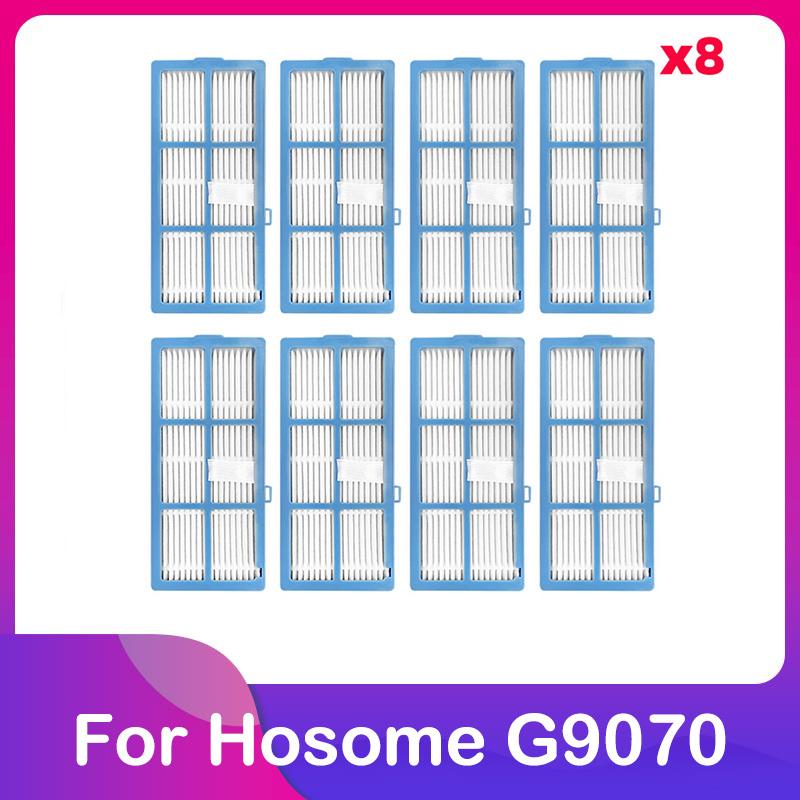 Compatible For Hosome G9070 Robot Vacuum Cleaner Replacement Spare Parts Main Side Brush Hepa Filter Mop Rag Wipe Accessories