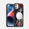 Catrina Beautiful Rose Girl Skull Phone Case Magnetic Case For iPhone 17 16 15 14 13 12 11 For Magsafe Wireless Charge Cover