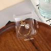 10Pcs Transparent PVC Jewelry Pouches Zip Storage Bag For Earring Necklace Jewelry Anti-Oxidation Display Packaging Bags