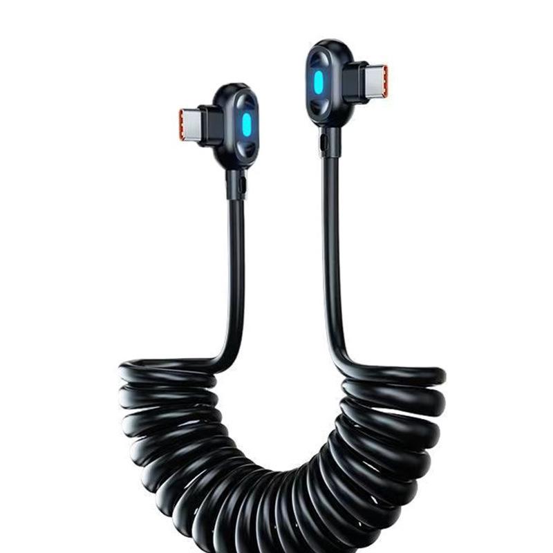 120W Super Fast Charging Type-C Luminous Cable, Compatible with Apple, Huawei, Xiaomi 6A Devices
