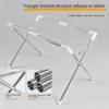 Pet Bathing Hammock Stand Foldable Dog Cat Grooming Drying Table Breathable Mesh Bath Helper for Small Pets
