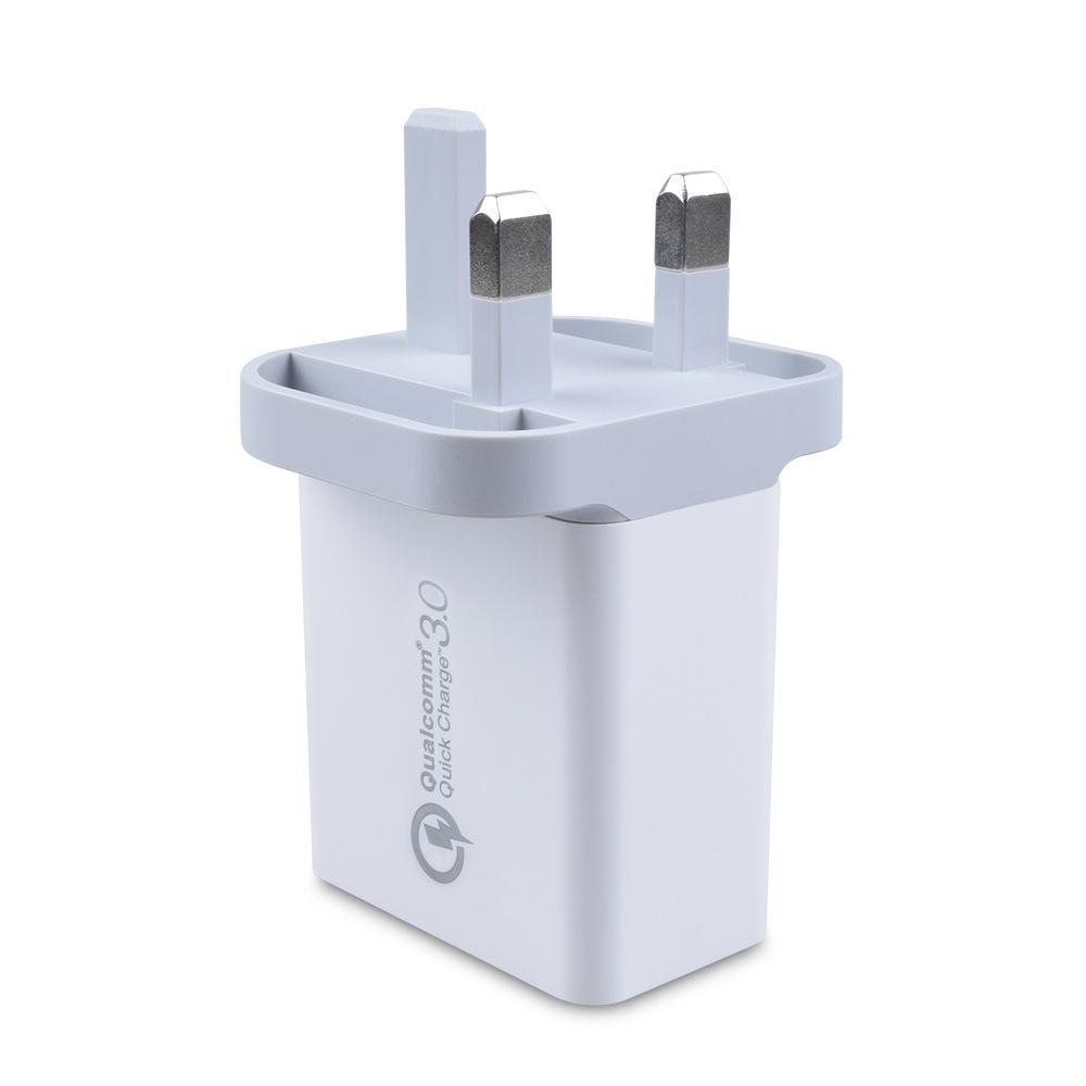New 30W Fast Charging Charger 3 USB Port Charging Head Multi-country Specifications and Certifications QC3.0+2.4A