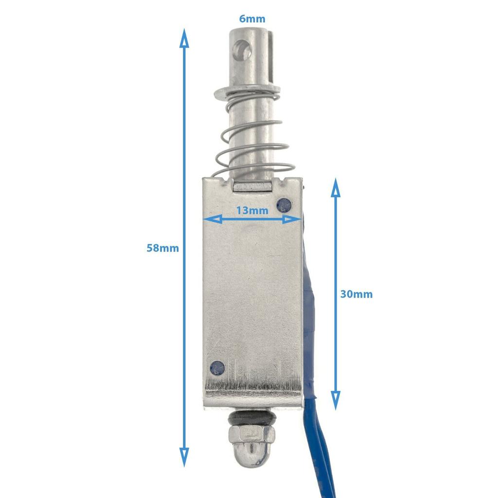 Nuovissimo Blocco Elettronico a Scatto Catch Elettronico Push Pull Lock Catch Metallo Mini Solenoide Telaio Speciale Ritorno a Molla Push Pull
