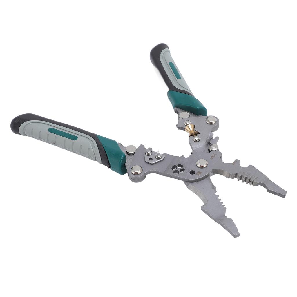 16 in 1 Foldable Wire Stripper Multifunctional Wire Stripping Plier Cable Cutter Crimper Tool for