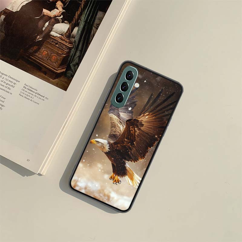 Soaring Eagle Hunting Phone Case for Samsung A54 A14 A24 A34 A17 A37 A57 A55 A35 A25 A15 A07 A05S A04S A12 A22 A32 A52S A72 Gala
