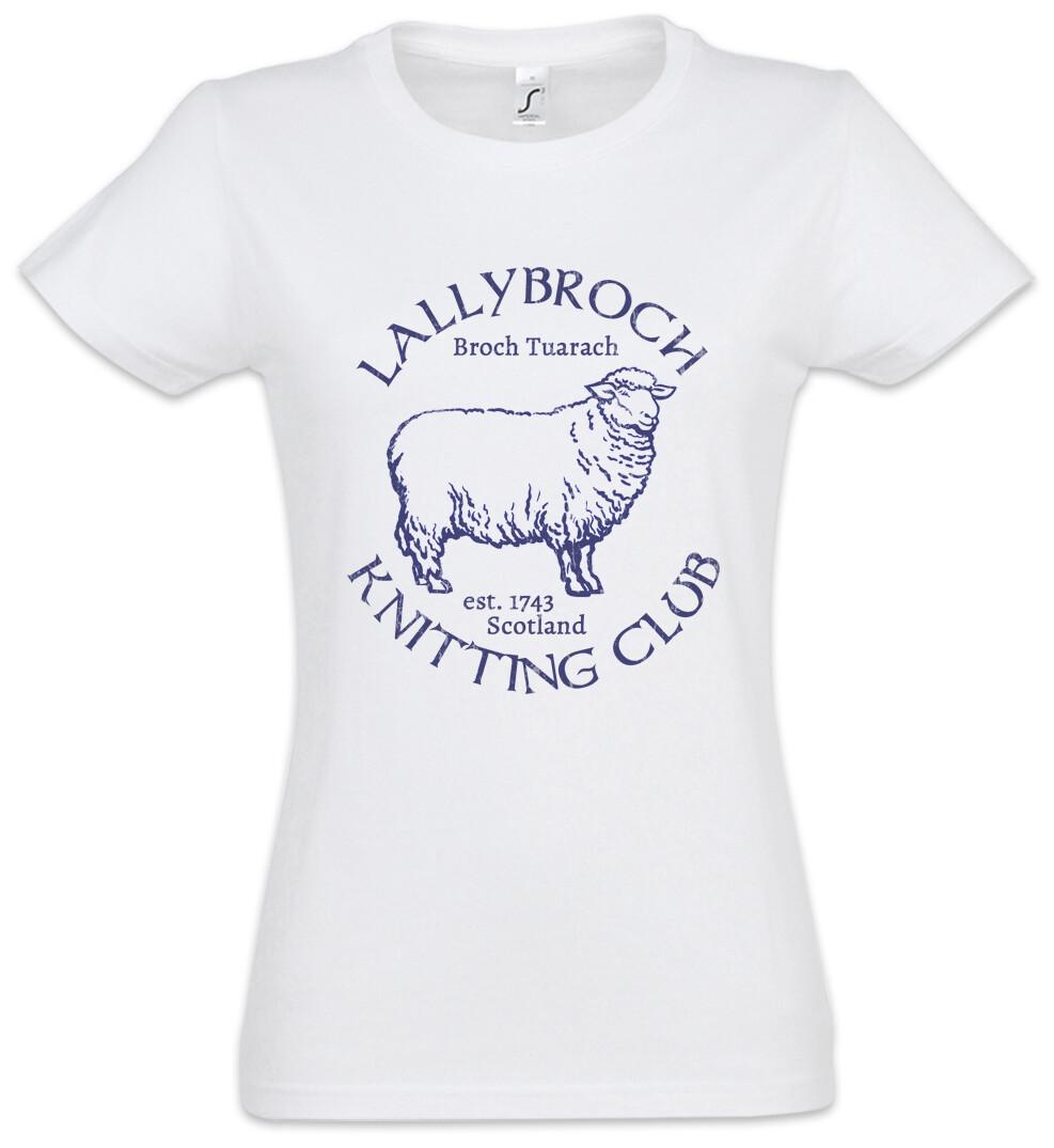 Lallybroch Knitting Club Women T-Shirt Jamie Fun Outlander Fraser Scotland Scots XXXXL