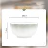 ZISIZ Light Cloud Ceramic Soup Bowl