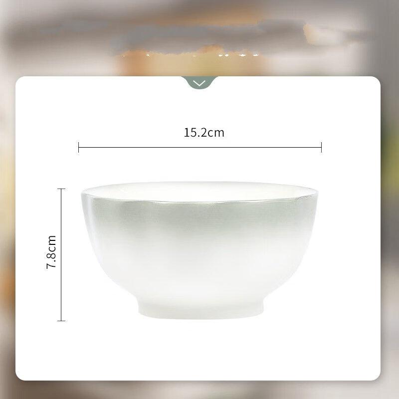 ZISIZ Light Cloud Ceramic Soup Bowl