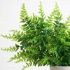Artificial Plants Plastic Persian Fern Leaf Home Wedding Party Windowsill Decor Floral Accessory Wall Hanging Decorative Product