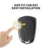 For Mercedes Benz AMG CLA W206 W220 W211 W212 W210 W221 W222 Accessories Car Remote Key Sticker Aluminum Emblem Decoration Decal