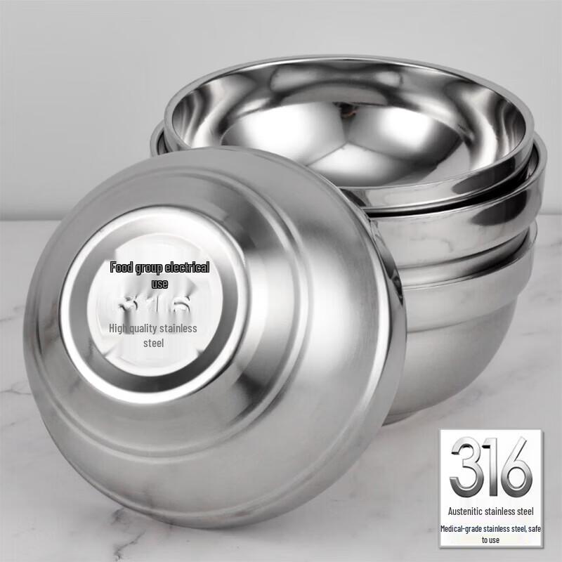 Zhizhou 316 Stainless Steel Double-Walled Thermal Insulated Bowls
