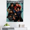 Pop Rock Band TTokio HHotel Chart Tapestry For Living Room Home Dorm Decor Art Home Decor