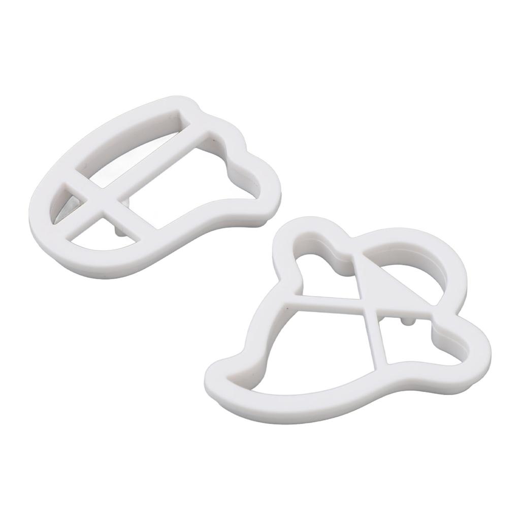 2pcs Small Ghost Cookie Cutters ABS Material Biscuit Cutter for Holiday Decoration Party Supplies Ba