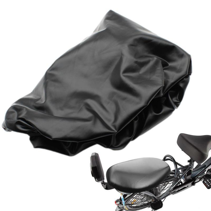 Motorcycle Cushion Cover Rainproof Coated Seat Cover Rainproof & Dustproof Stretch Fabric Fit For Small-Size Motorcycle Moped