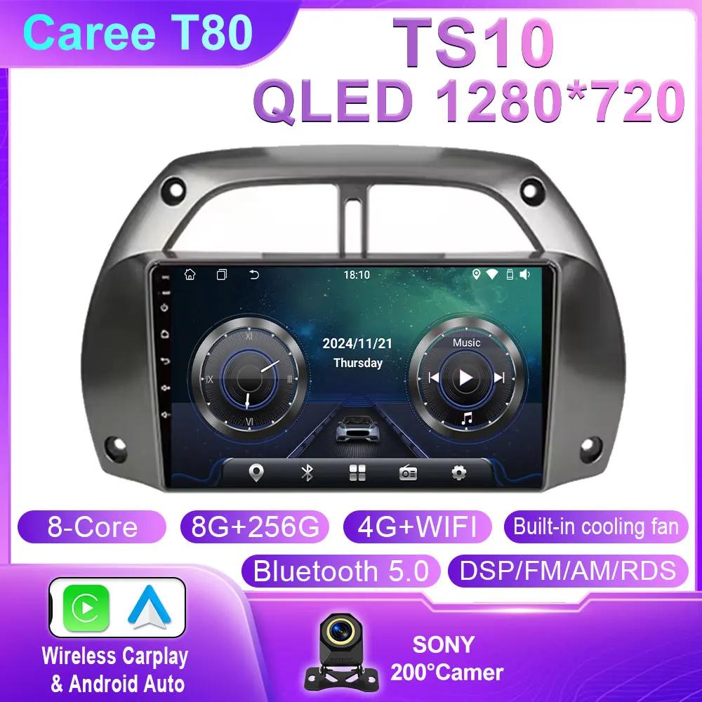 Android 14 For Toyota RAV4 Rav 4 2001 2002 2003 2004 2005 2006 Car Radio Multimedia Player Wireless Carplay Stereo GPS NO 2 DIN